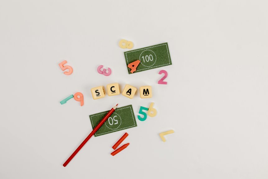 scam alert hidden digits